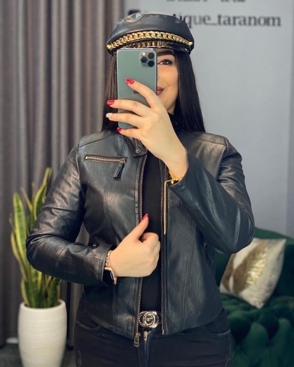 کت چرم آستردار کد 677