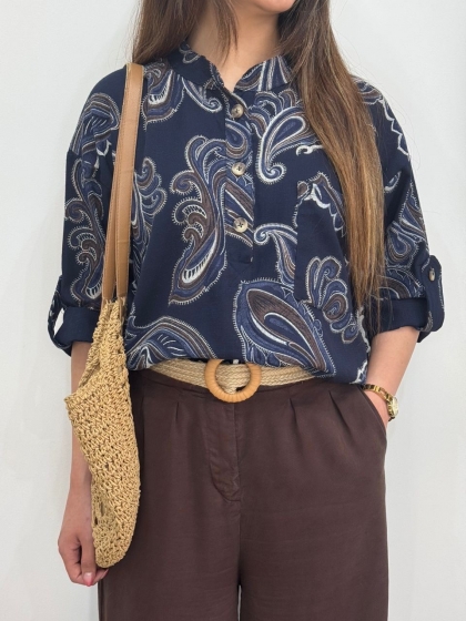 شومیز  بوته جقه کد 12529