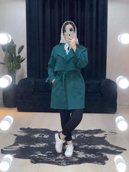 مانتو دو یقه کد 789