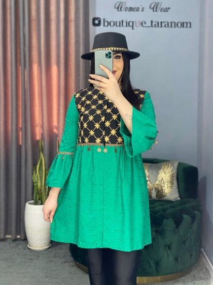 مانتو عروسکی خامه دوزی کد 262