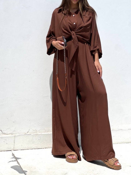 شومیز و اوورال لینن نخ کد 12678