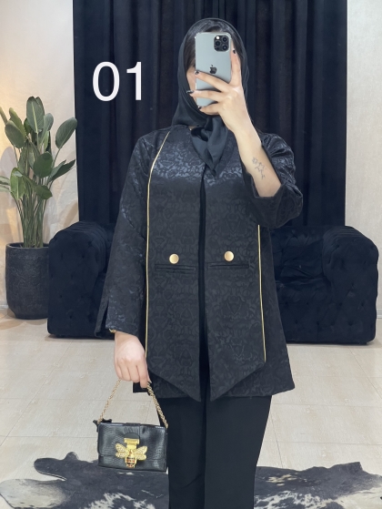 مانتو کتی ژاکارد کد 872