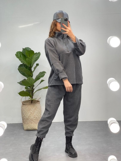 ست هودی و شلوار روناک کد 11311