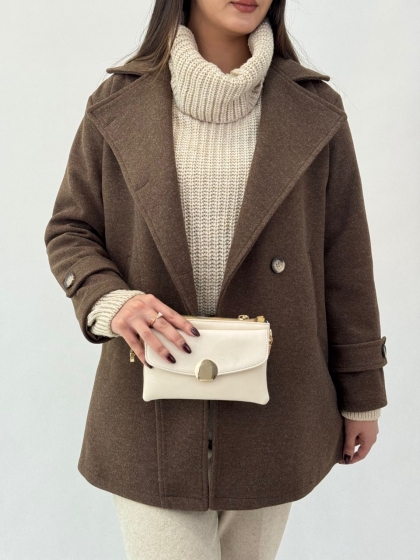 پالتو فوتر دو یقه کد 12782