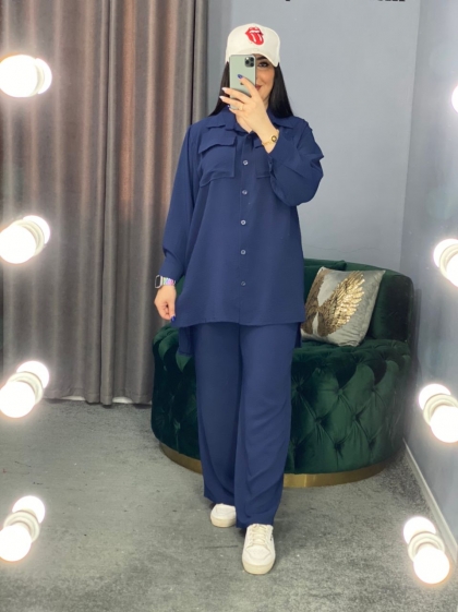 ست مانتو و شلوار ابرو بادی کد 540