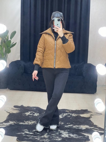 کاپشن گلدونی کد 734