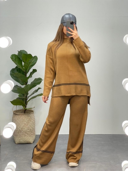 ست بافت پایین خط دار کد 11307