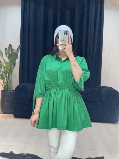 مانتو عروسکی کمر کش کد 1051