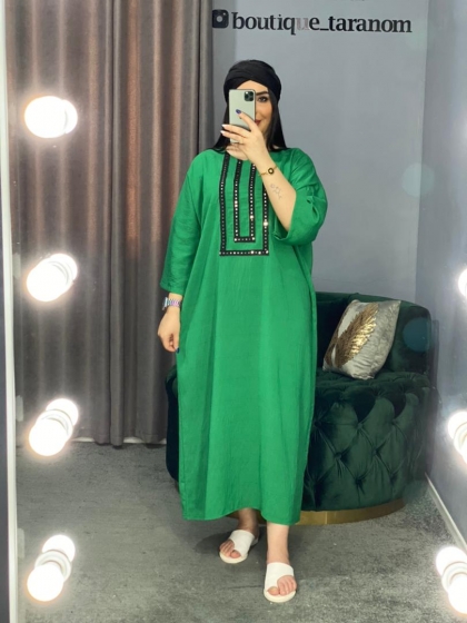 مانتو پیراهنی ایینه کاری کد 531