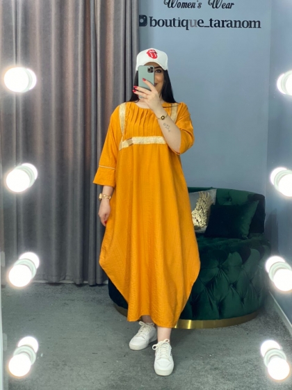 مانتو پیراهنی یقه پلیسه کد 431