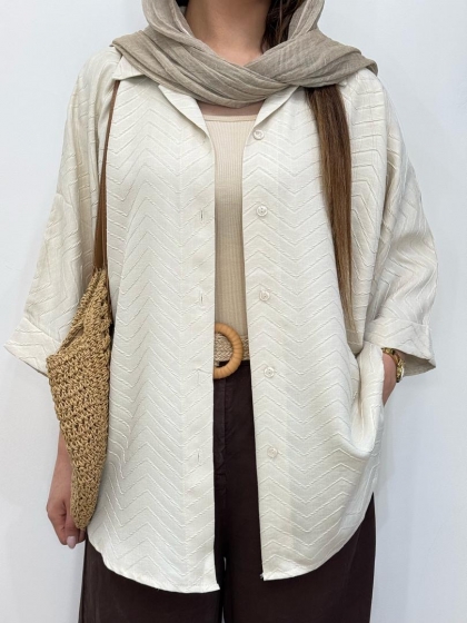 شومیز زیگزاگ کد 12420