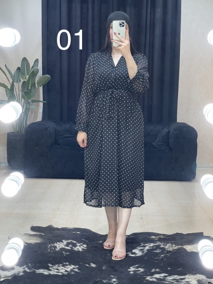 پیراهن حریر چپ و راستی آستردار کد 11125