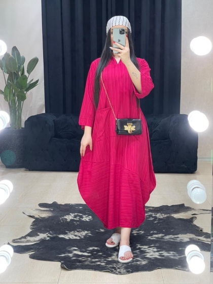 مانتو پیراهنی کراش کد 835