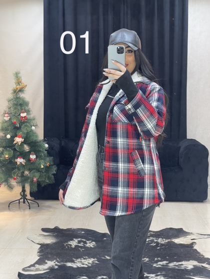 کاپشن چارخونه داخل ببعی کد 673