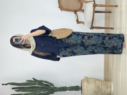 ست شومیز و شلوار ترک کد 12595