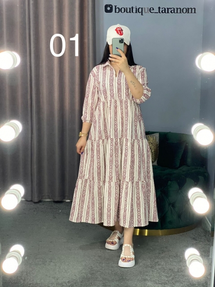 مانتو طرحدار کد 489