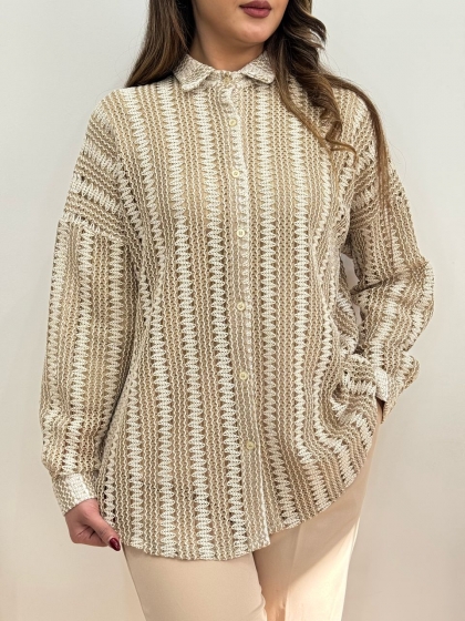 شومیز گیپور ترک کد 12305