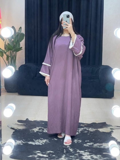 مانتو پیراهنی آستین ریش کد 993