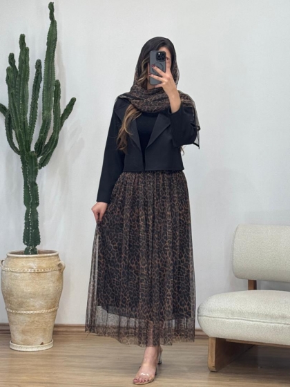 کت و دامن و شال کد 12925