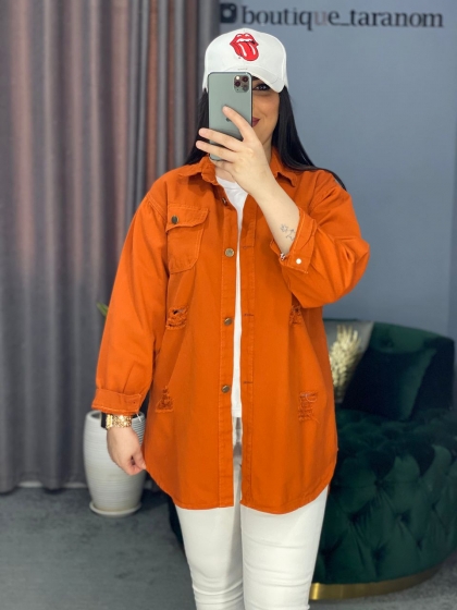 مانتو زاپدار کتان کد 396