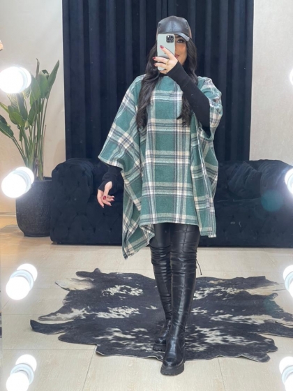 مانتو پانچ پشمی کد 680