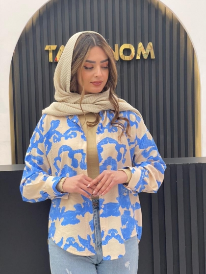 شومیز مانتویی ترک کد 11474