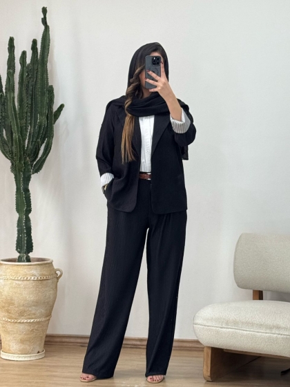 کت و شلوار ژاکارد ترک کد 12312