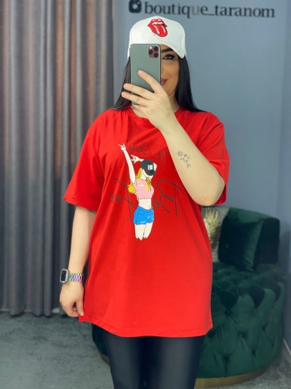 تیشرت لانگ کد 358