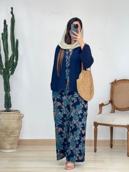 شومیز و اوورال  کد 12571