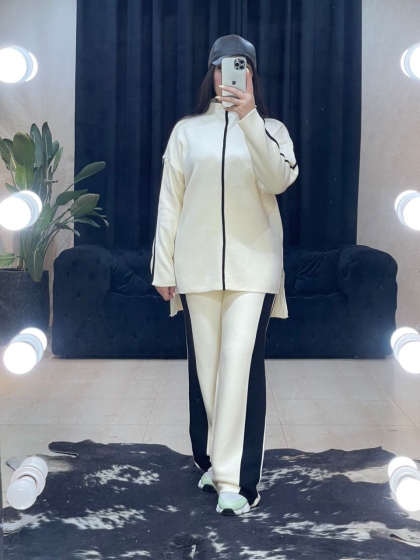 ست بافت جلو خط دار کد 11277