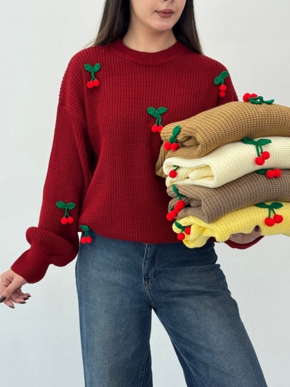 پلیور بافت گیلاس کد 12786