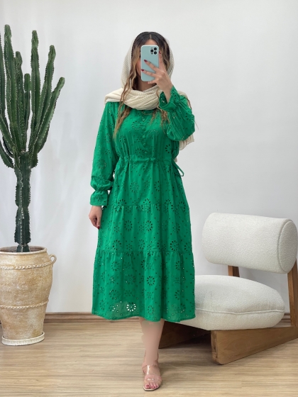 پیراهن سوزن دوزی مرجان کد 11922