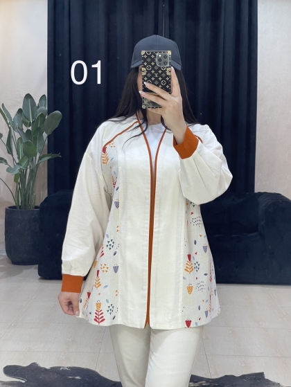 مانتو کتی  بغل طرحدار کد 1031