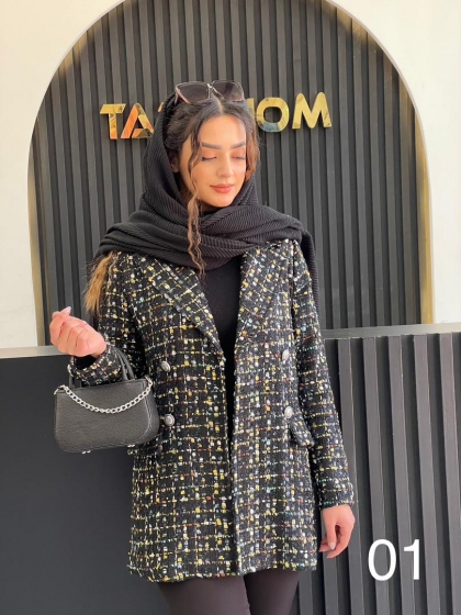 پالتو شانل آستردار کد 11462