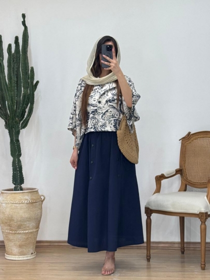 کت و دامن فرح کد 12506