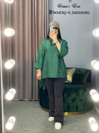 مانتو جلو بسته کتیبه کد 432