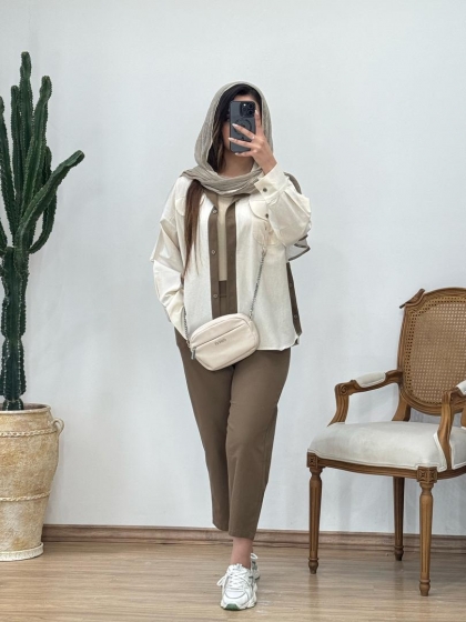 ست شومیز و شلوار آنا کد 12437