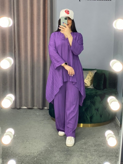 ست مانتو و شلوار کراش کد 469