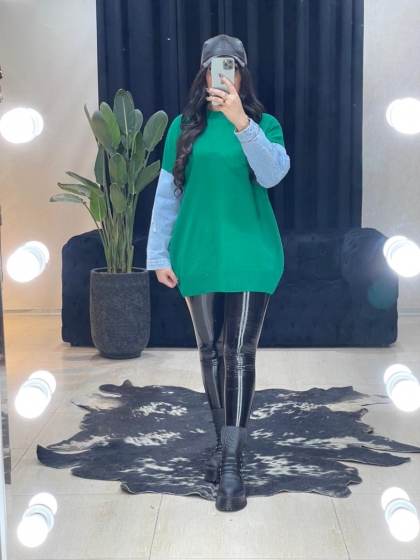 بافت آستین جین کد 680