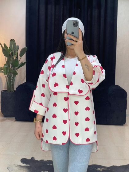 مانتو کتی قلبی کد 878