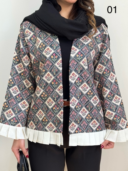 کت سوزن دوزی پایین پیله کد 12277