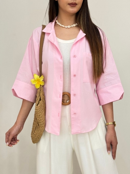 شومیز لینن هدی کد 12736