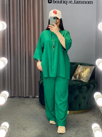 ست مانتو و شلوار بگ کد 332