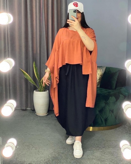 ست رویه و سارافون شقایق کد 459