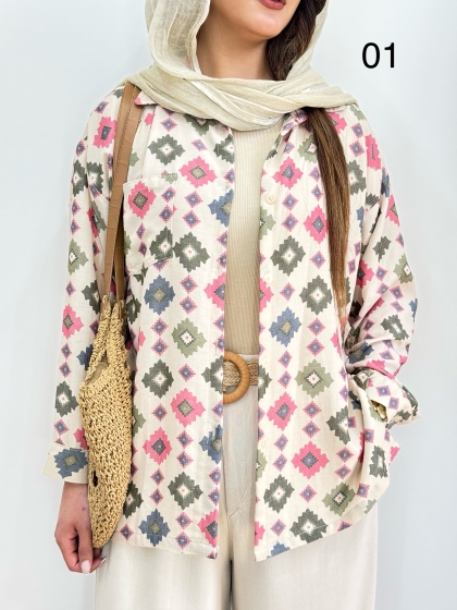 شومیز برشکا کد 12451