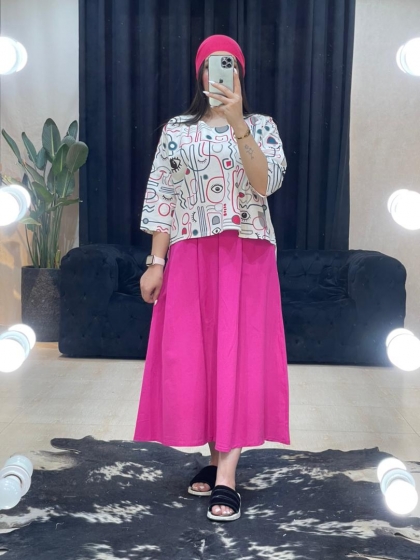 ست رویه و دامن کد 1115