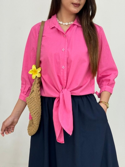 شومیز جلو گره ای کد 12676