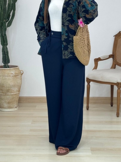 شلوار لینن نخ کد 12652