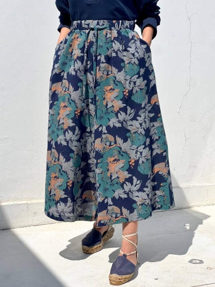 دامن شلواری لینن ایتالیایی کد 12638