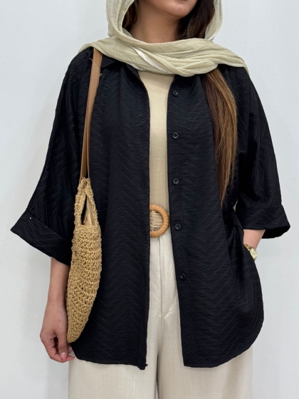 شومیز زیگزاگ کد 12573